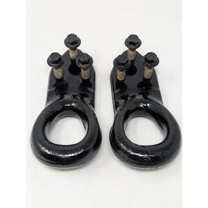 99-07 Ford F250 F350 Tow Hook Recovery Loop Black W/ Bolts F81A-17A954-AA